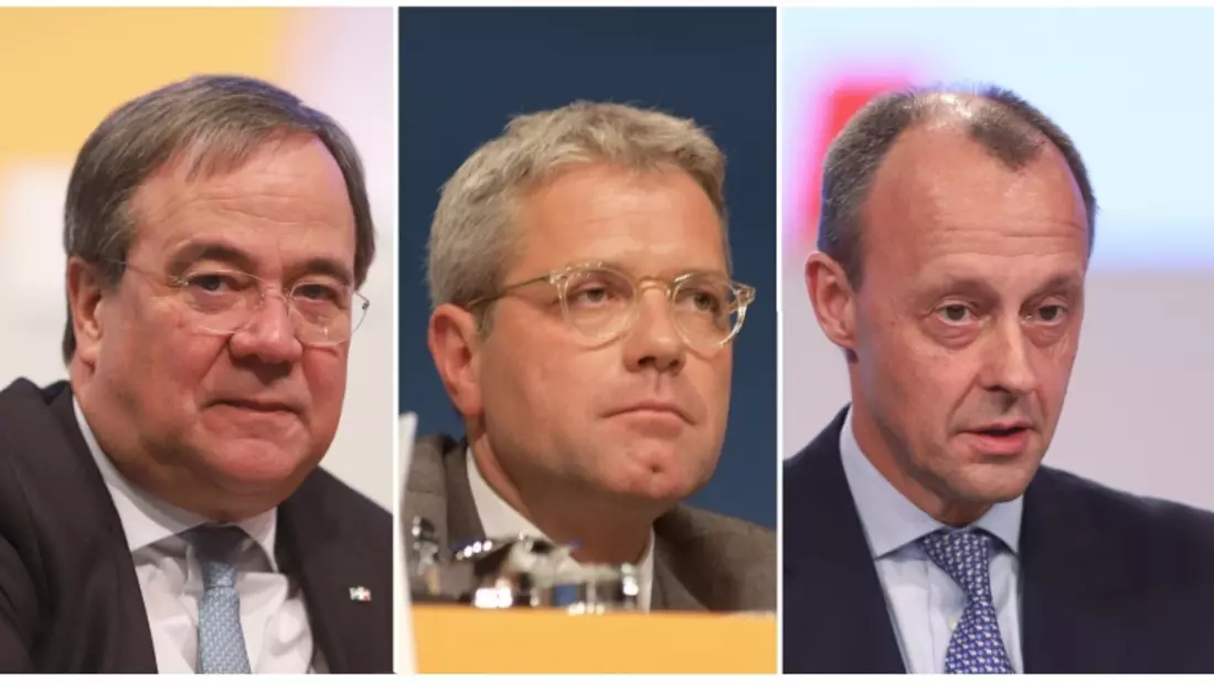 Kandidaten für den CDU-Vorsitz Laschet, Röttgen und Merz - Bild: ?ber dts Nachrichtenagentur