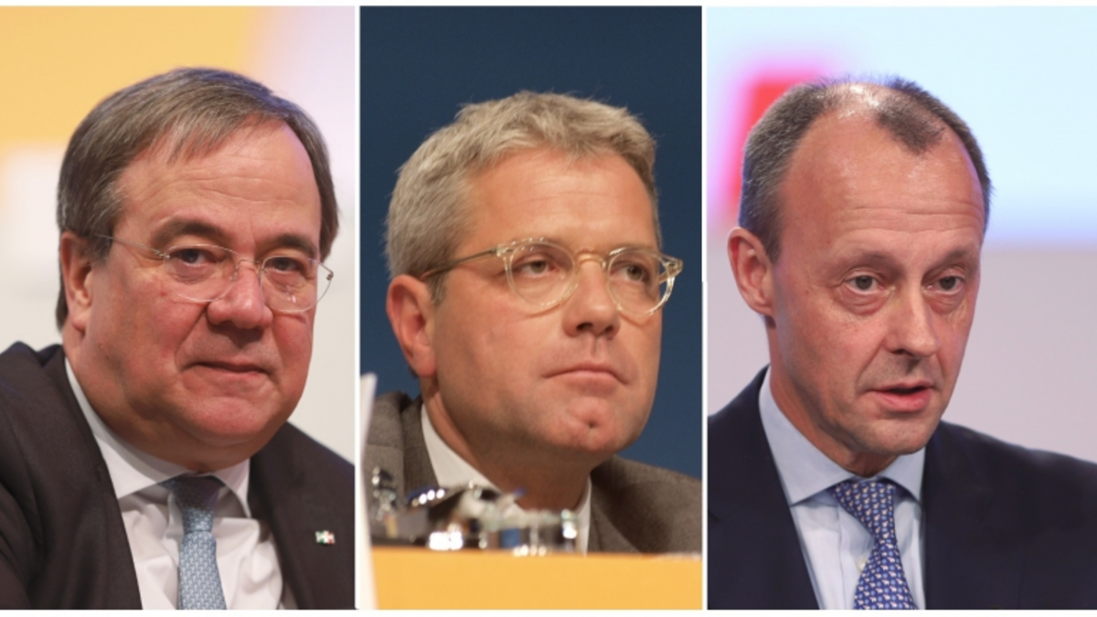 Kandidaten für den CDU-Vorsitz Laschet, Röttgen und Merz - Foto: ?ber dts Nachrichtenagentur