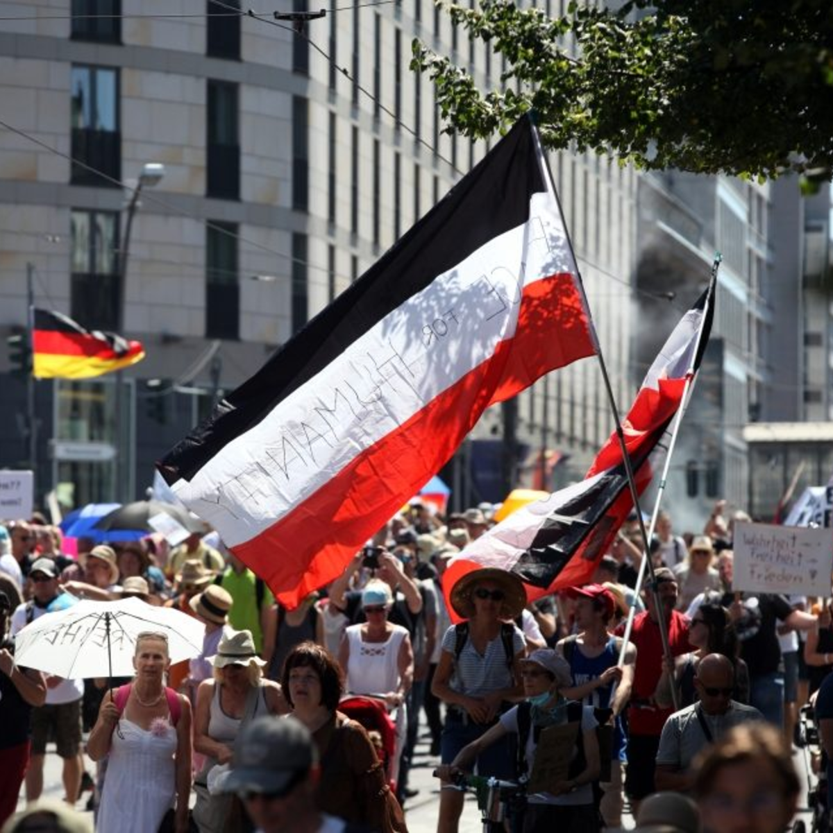 Demo von Corona-Skeptikern am 01.08.2020 - Foto: über dts Nachrichtenagentur