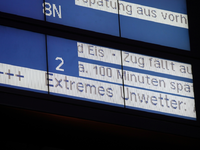 Warnhinweis vor Sturm am 08.02.2021 - Foto: ?ber dts Nachrichtenagentur