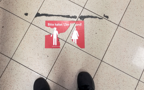 Abgetretener Corona-Warnhinweis - Foto: über dts Nachrichtenagentur