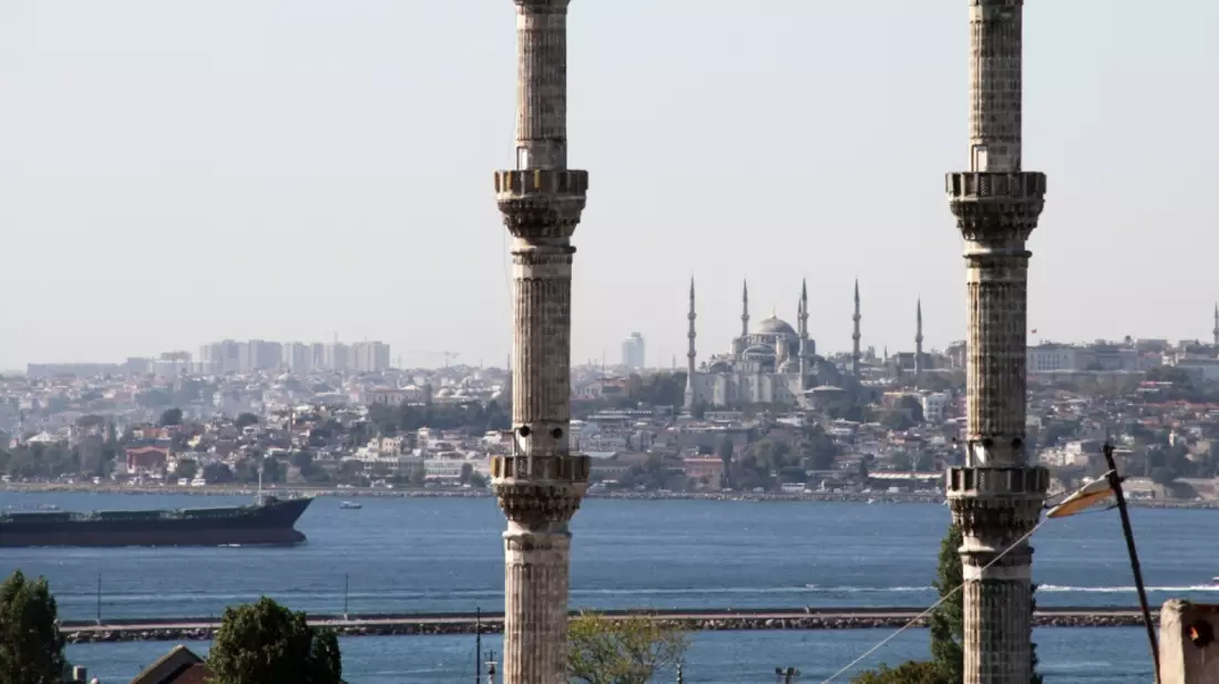 Istanbul, Illustration mit AI erstellt.