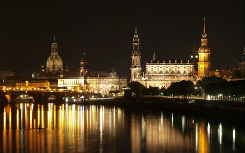Dresden bei Nacht - Foto: über dts Nachrichtenagentur