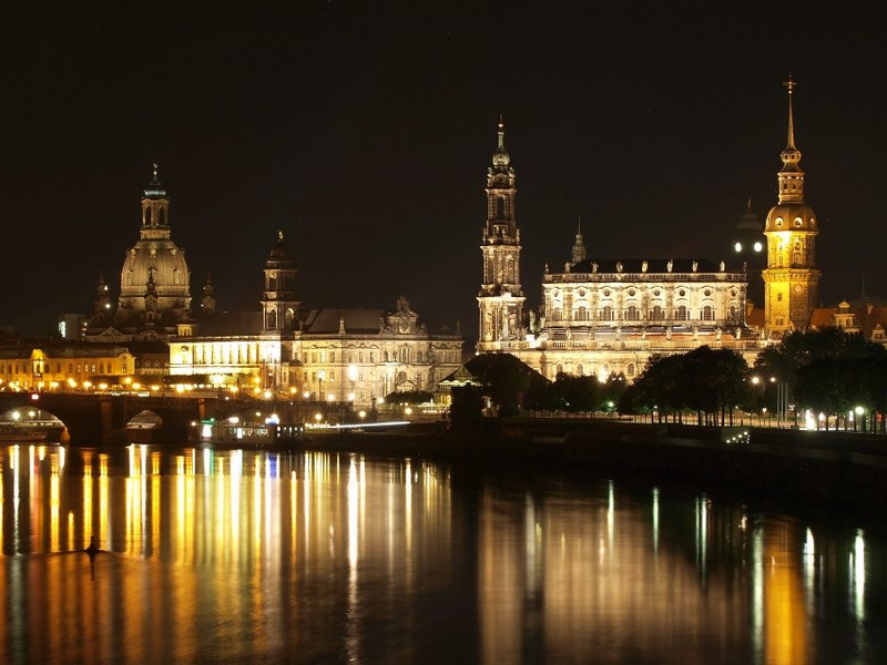 Dresden bei Nacht - Foto: über dts Nachrichtenagentur