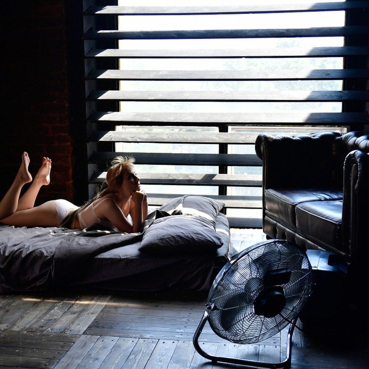 Ventilatoren beeinflussen das Raumklima positiv, da sie den Luftaustausch voranbringen. Sie vermischen warme und kalte Luft miteinander, wodurch der Raum merklich abkühlt.  - Foto: pixabay.com © victoria_borodinova (CC0 Creative Commons) 