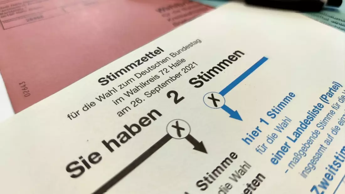 Stimmzettel zur Bundestagswahl 2021 - Bild: ?ber dts Nachrichtenagentur