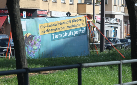 Wahlplakat für Tierschutzpartei - Foto: ?ber dts Nachrichtenagentur