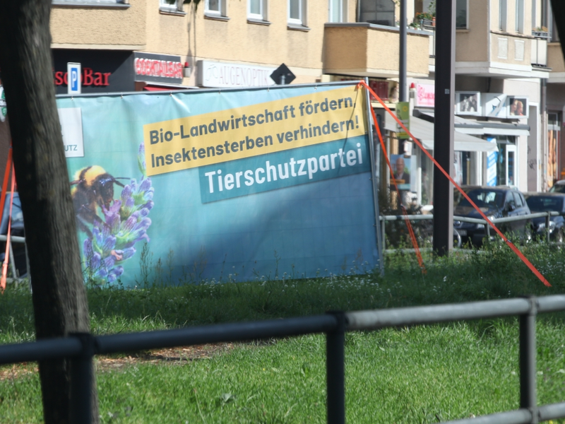 Wahlplakat für Tierschutzpartei - Foto: ?ber dts Nachrichtenagentur