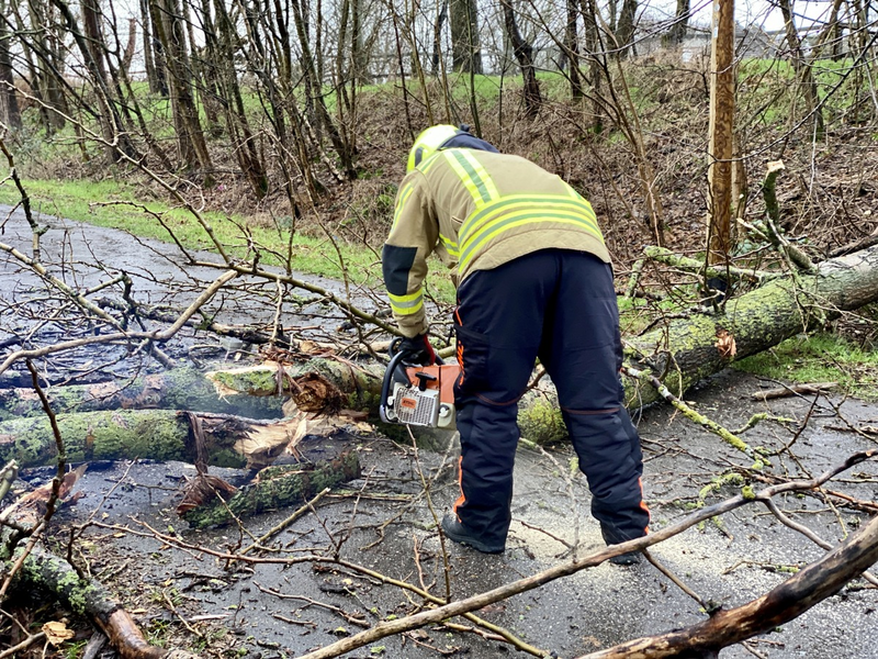 FW Alpen: Ein Sturmeinsatz in der Gemeinde - Foto: presseportal.de