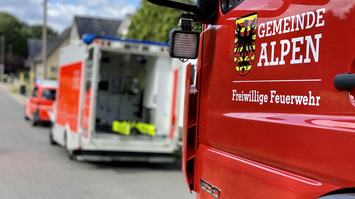 FW Alpen: Person in verschlossener Wohnung - Foto: presseportal.de