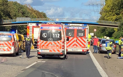 POL-GÖ: (112/2025) Auffahrunfall auf der A7 bei Northeim - VW-Fahrerin aus dem Landkreis Northeim eingeklemmt und schwer verletzt - Foto: presseportal.de