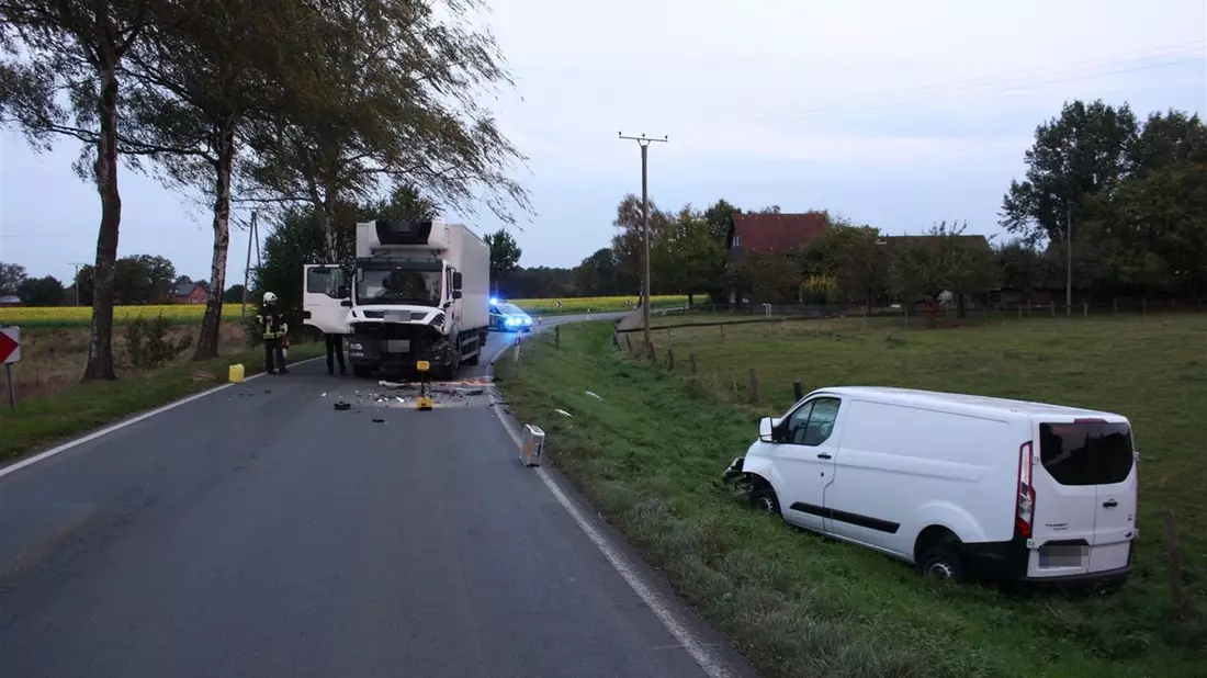 POL-COE: Olfen, Kökelsumer Straße/ Kollision zwischen Auto - Bild: presseportal.de