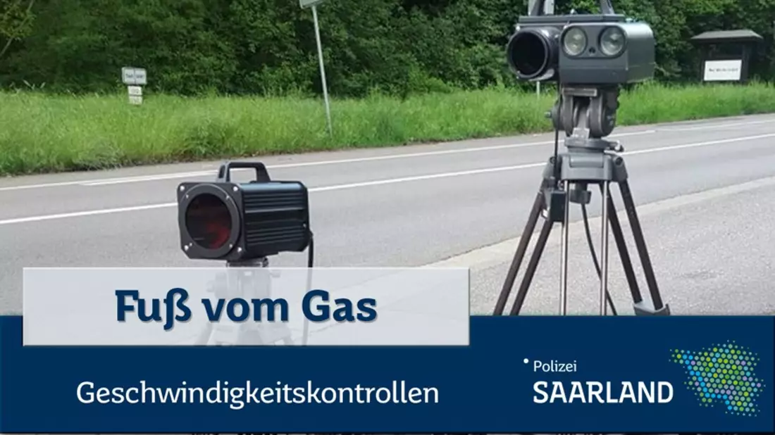POL-SL: Geschwindigkeitskontrollen im Saarland / Ankündigung der Kontrollörtlichkeiten und -zeiten für die 8. KW 2024 - Bild: presseportal.de