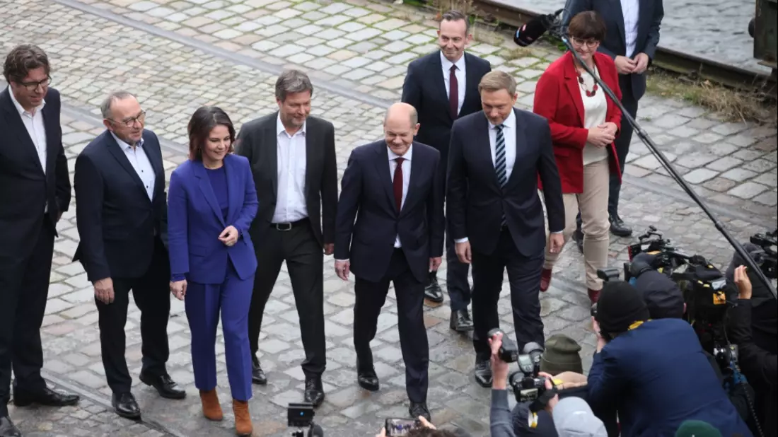 Vorstellung des Koalitionsvertrags am 24.11.2021 - Bild: ?ber dts Nachrichtenagentur