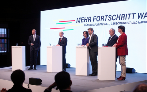 Vorstellung des Koalitionsvertrags am 24.11.2021 - Foto: ?ber dts Nachrichtenagentur