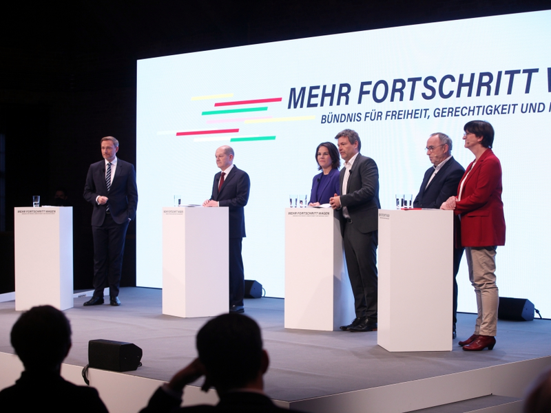 Vorstellung des Koalitionsvertrags am 24.11.2021 - Foto: ?ber dts Nachrichtenagentur