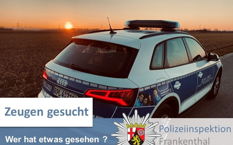 POL-PDLU: Zeugen gesucht für Verkehrsunfallflucht - Foto: presseportal.de