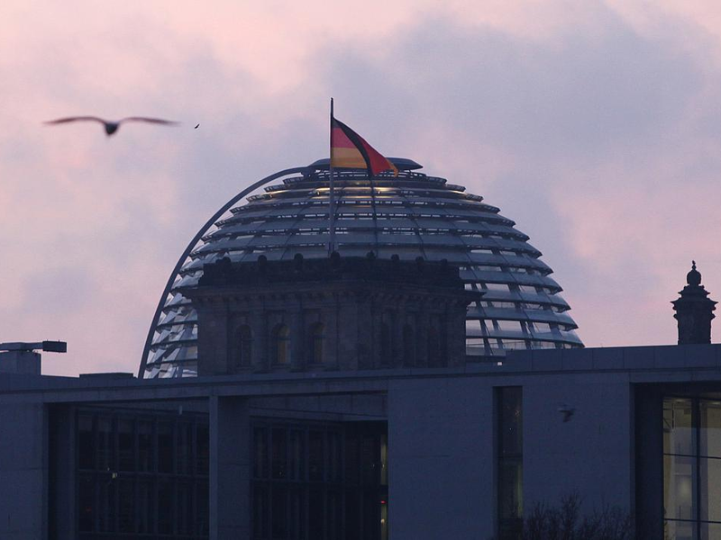 Reichstagskuppel bei Sonnenaufgang - Foto: ?ber dts Nachrichtenagentur