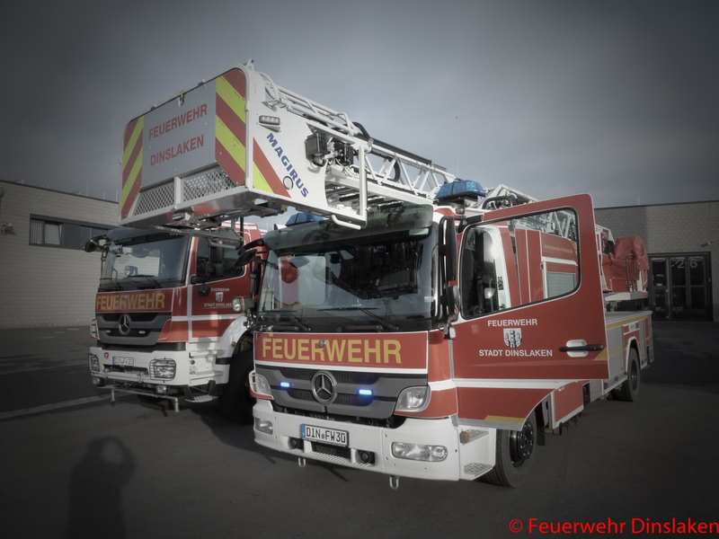FW Dinslaken: Aufwändige Rettung eines Handwerkers - Foto: presseportal.de
