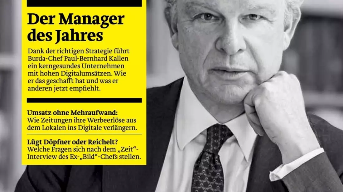 kress pro: Ansgar Heise ist Medienmanager des Jahres 2023 - Bild: presseportal.de