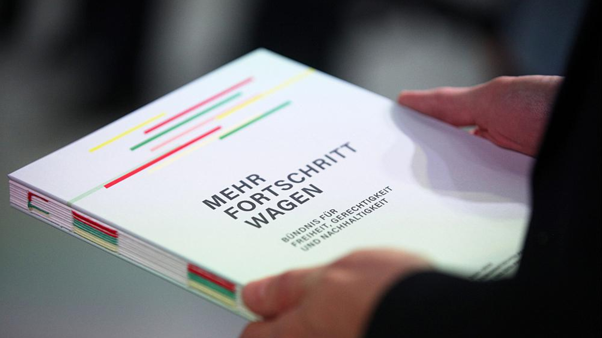 Ampel-Koalitionsvertrag - Foto: ?ber dts Nachrichtenagentur