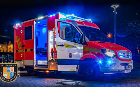 FW-MH: Gestohlener Rettungswagen in Mülheim an der Ruhr - Foto: presseportal.de