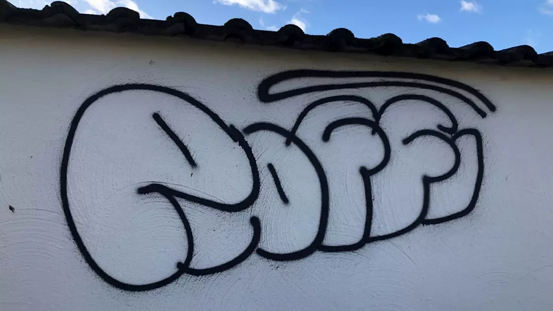 POL-ROW: ++ Hoher Schaden durch Graffiti auf Maststall - Polizei bittet um Hinweise ++ - Bild: presseportal.de