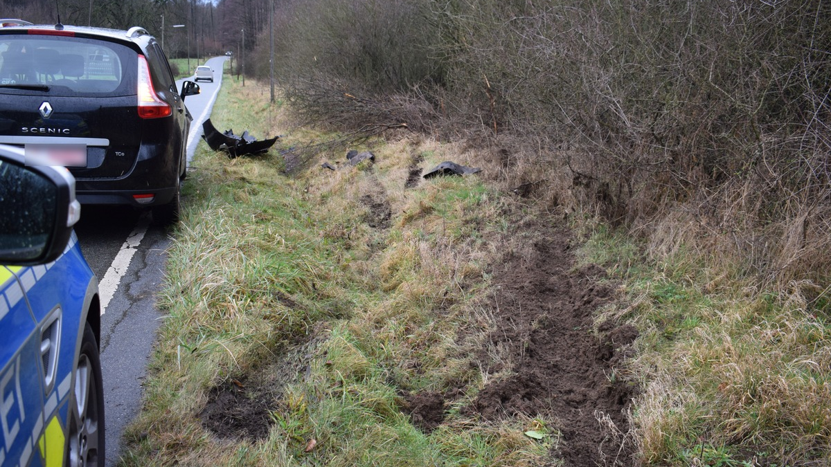 POL-HF: Hyundai überschlägt sich nach Zusammenstoß mit BMW - Beifahrerin schwer verletzt - Foto: presseportal.de