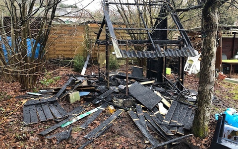 POL-CE: Hohne - Gartenhaus in Hohne/Spechtshorn abgebrannt - Foto: presseportal.de