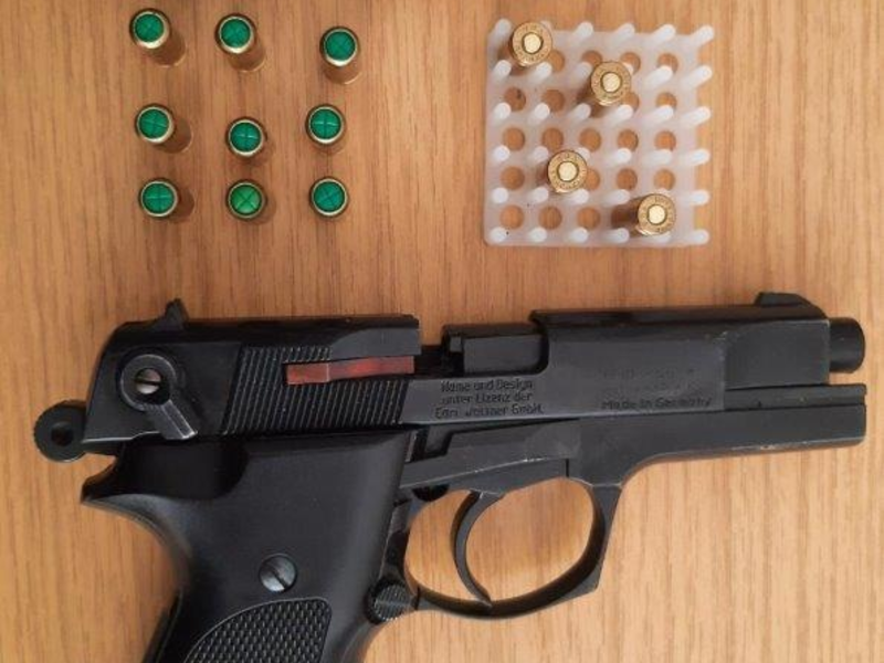 BPOLI MD: 42-Jähriger führt Schreckschusswaffe im Rucksack mit sich - Foto: presseportal.de