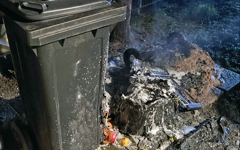 POL-ME: Mülltonne ausgebrannt - die Polizei ermittelt - Ratingen - 2404021 - Foto: presseportal.de