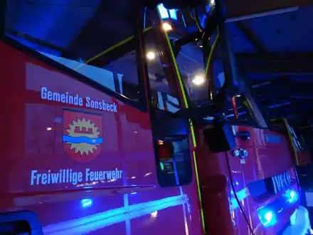 FW Sonsbeck: Brandeinsatz-Übung der Feuerwehr Sonsbeck - Foto: presseportal.de