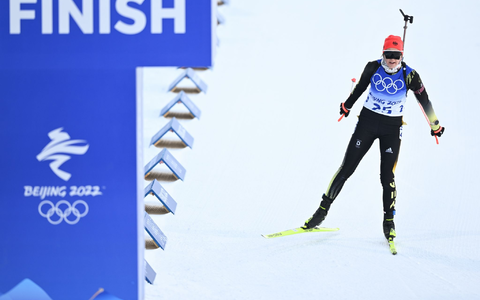 Franziska Preuß hat beim Weltcup in Östersund den Sieg nur hauchdünn verpasst. - Foto: Hendrik Schmidt/dpa-Zentralbild/dpa