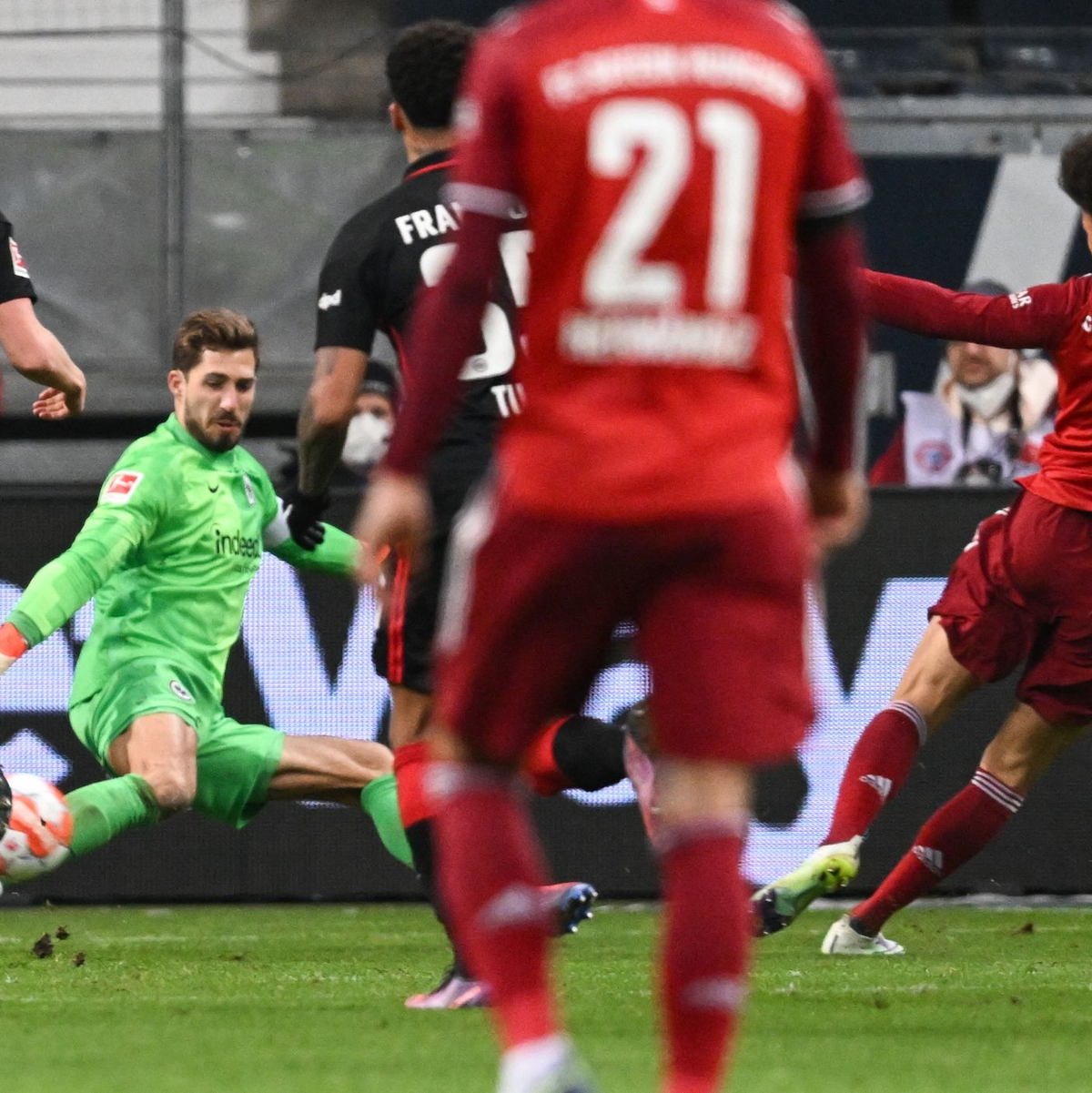 Kaum zu stoppen: Bayern-Star Harry Kane. - Foto: Arne Dedert/dpa