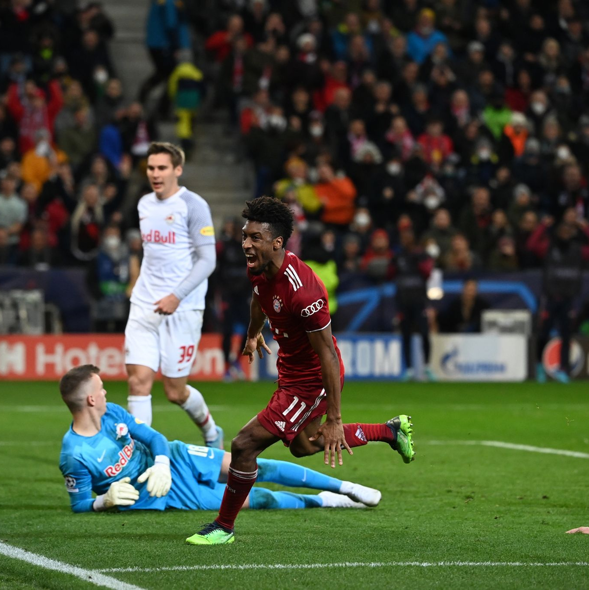Kingsley Coman erlitt einen Innenbandriss im linken Knie. - Foto: Sven Hoppe/dpa