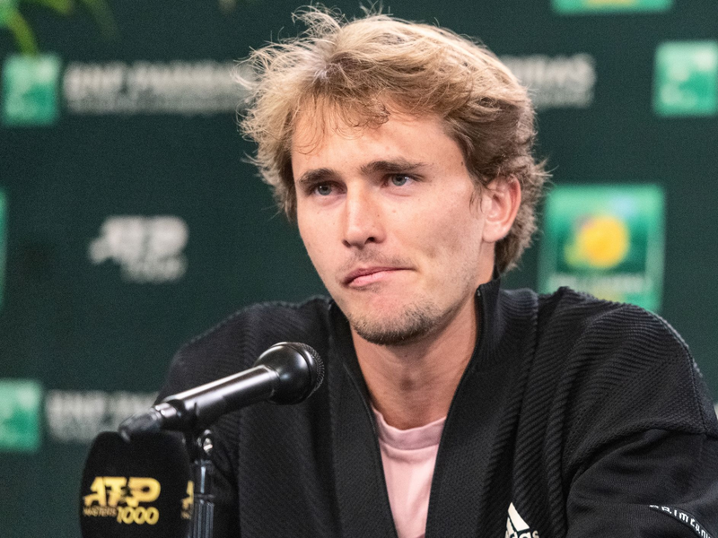 Alexander Zverev ist zufrieden mit seiner Leistung gegen Christopher O'Connell. - Foto: Maximilian Haupt/dpa