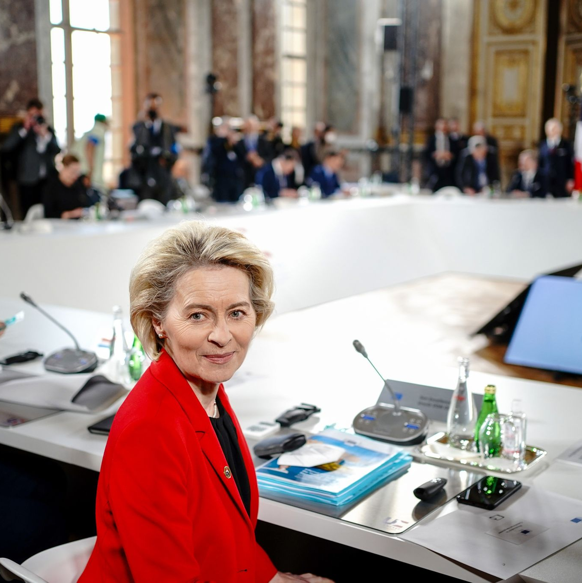 Die amtierende EU-Kommissionspräsidentin Ursula von der Leyen bewirbt sich für eine zweite Amtszeit. - Foto: Kay Nietfeld/dpa