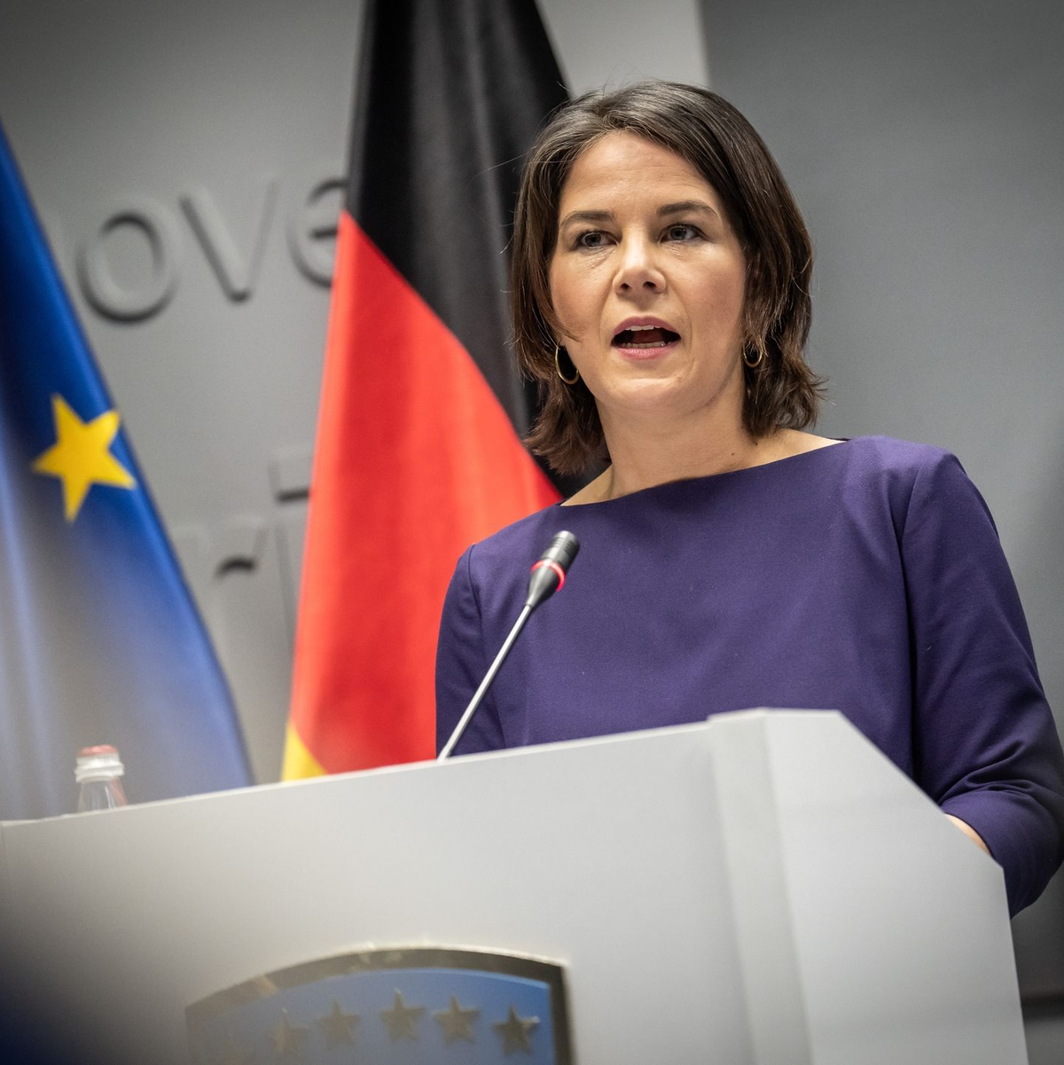 Baerbock kennt ihren designierten neuen Arbeitsplatz noch als Außenministerin. (Archivbild) - Foto: Michael Kappeler/dpa