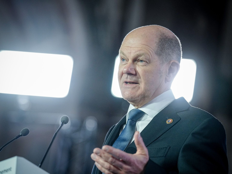 Wird er wieder Kanzlerkandidat? Bundeskanzler Olaf Scholz. - Foto: Kay Nietfeld/dpa