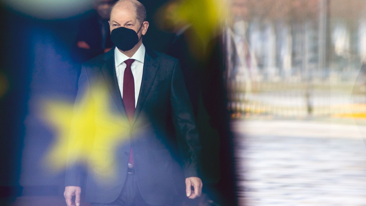 «Wir haben gerade ein massives Entlastungspaket für die Wirtschaft durch den Bundestag und den Bundesrat gebracht»: Bundeskanzler Olaf Scholz. - Foto: Carsten Koall/dpa