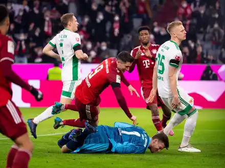 Traf auch beim Sieg gegen Union Berlin: Bayern-Stürmer Harry Kane. - Foto: Sven Hoppe/dpa