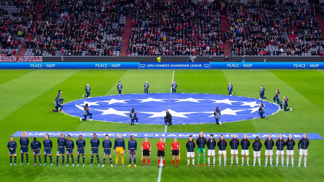 Das bislang letzte Duell zwischen Messi (Mitte) und Müller war das Achtelfinal-Rückspiel zwischen Bayern und Paris im März 2023. (Archivbild) - Bild: Sven Hoppe/dpa
