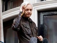 Julian Assange sitzt seit beinahe fünf Jahren im Hochsicherheitsgefängnis Belmarsh in London (Archivfoto). - Foto: Frank Augstein/AP/dpa