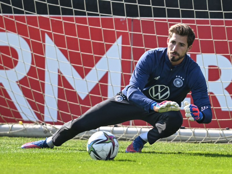 Torwart Kevin Trapp und die Frankfurter Eintacht unterlagen PAOK Saloniki mit 1:2. - Foto: Arne Dedert/dpa