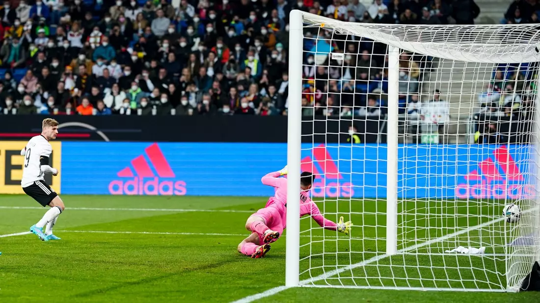 Timo Werner wird nicht gegen die Ukraine auflaufen können. - Bild: Uwe Anspach/dpa