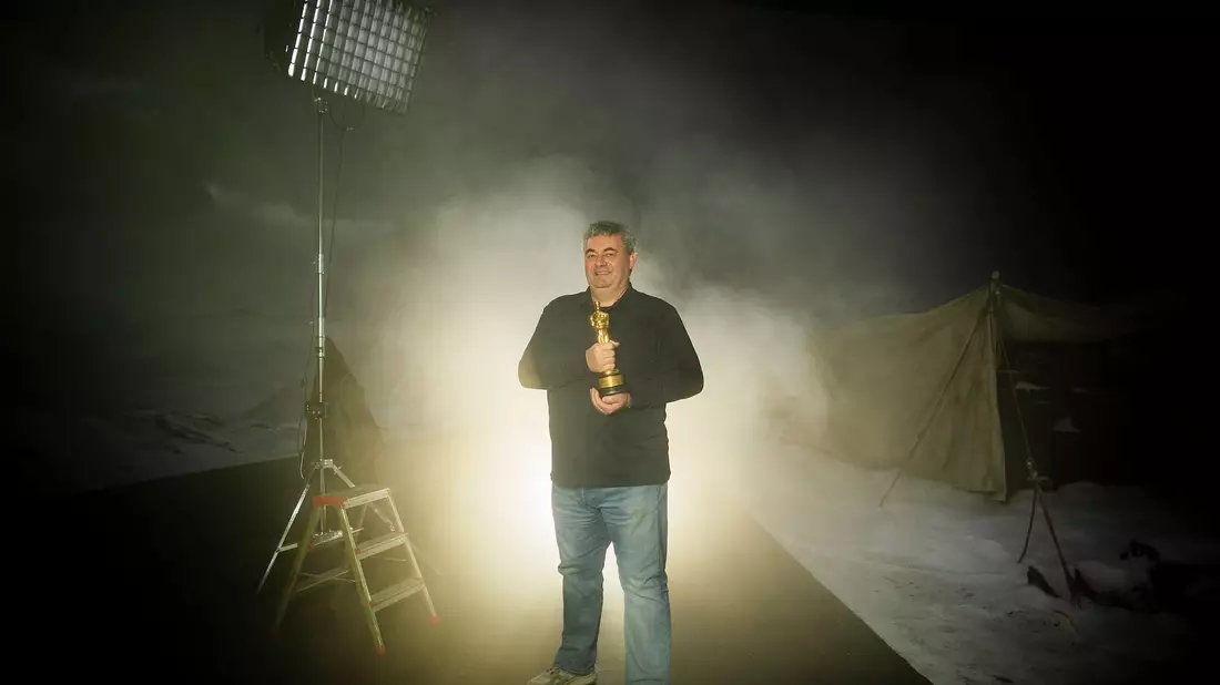 Gerd Nefzer könnte seinen dritten Oscar gewinnen. (Archivbild) - Bild: Carsten Koall/dpa