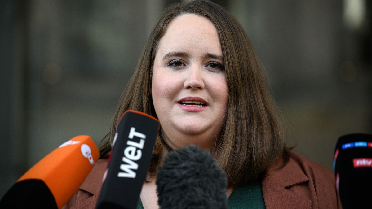 «Es geht darum, Deutschlands wirtschaftliches Fundament zu verteidigen»: Ricarda Lang. - Foto: Bernd von Jutrczenka/dpa