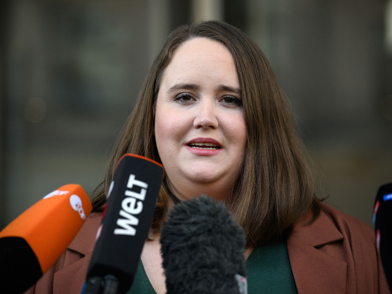 «Es geht darum, Deutschlands wirtschaftliches Fundament zu verteidigen»: Ricarda Lang. - Foto: Bernd von Jutrczenka/dpa