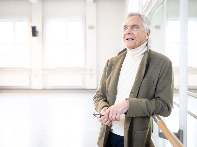 John Neumeier, Ballettdirektor und Chefchoreograf der Compagnie beim Hamburg Ballett, verabschiedet sich. - Foto: Christian Charisius/dpa