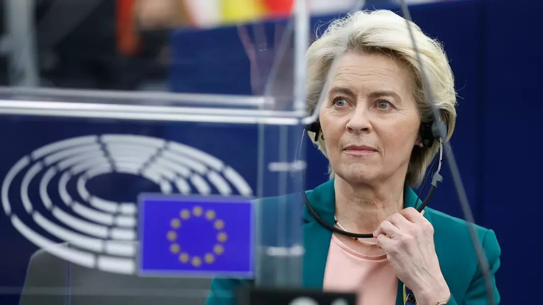 Die EU-Kommission will nach Angaben von Kommissionspräsidentin Ursula von der Leyen höhere Zölle auf russisches Getreide vorbereiten. - Bild: Jean-Francois Badias/AP/dpa